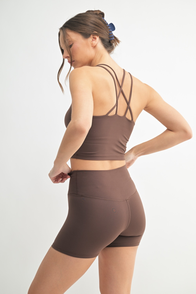 Venice Cloud Light Criss-Cross Sports Bra (BT666)