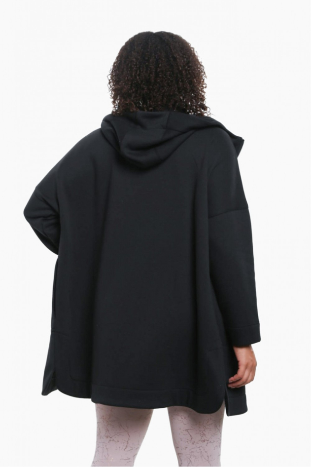 CURVY Longline Zip-Up Jacket with Hood (KJ-A0921P)