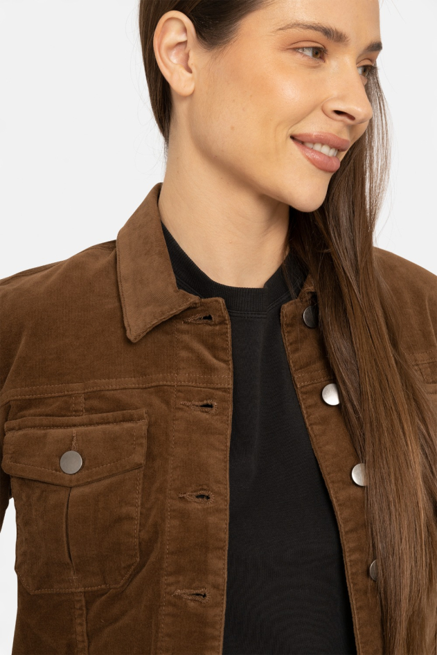 Slim Fit Corduroy Jacket (KJ11878)