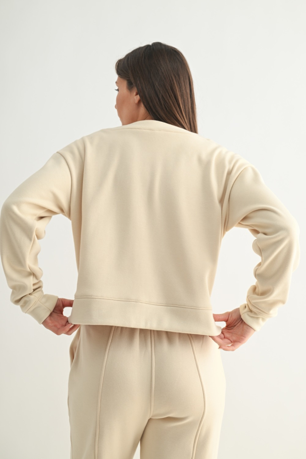 Brushed Interior Cardigan (KJ5119)