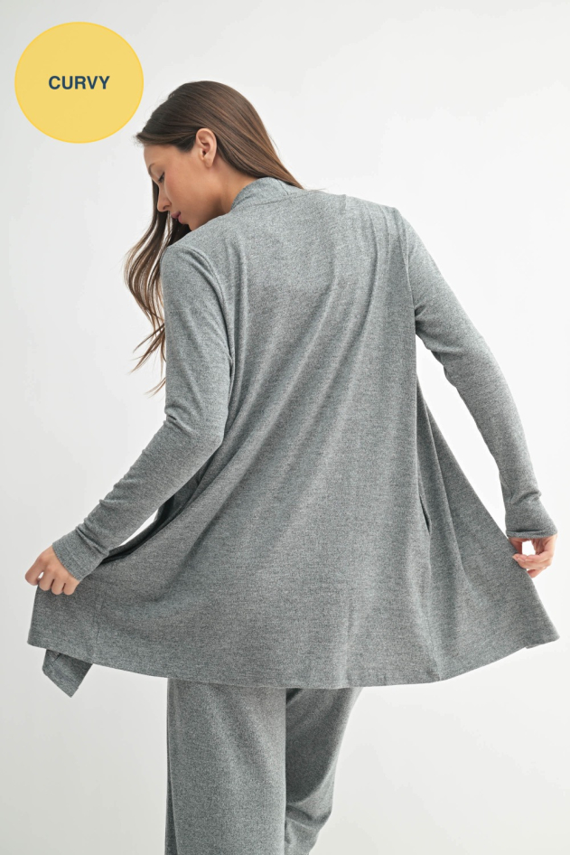 Brushed Wide Leg Lounge Pants (KJ5514P)