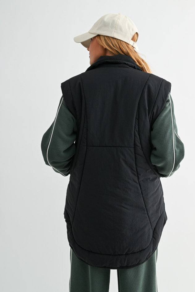 Summit Curve Longline Puffer Vest(KJ5565)