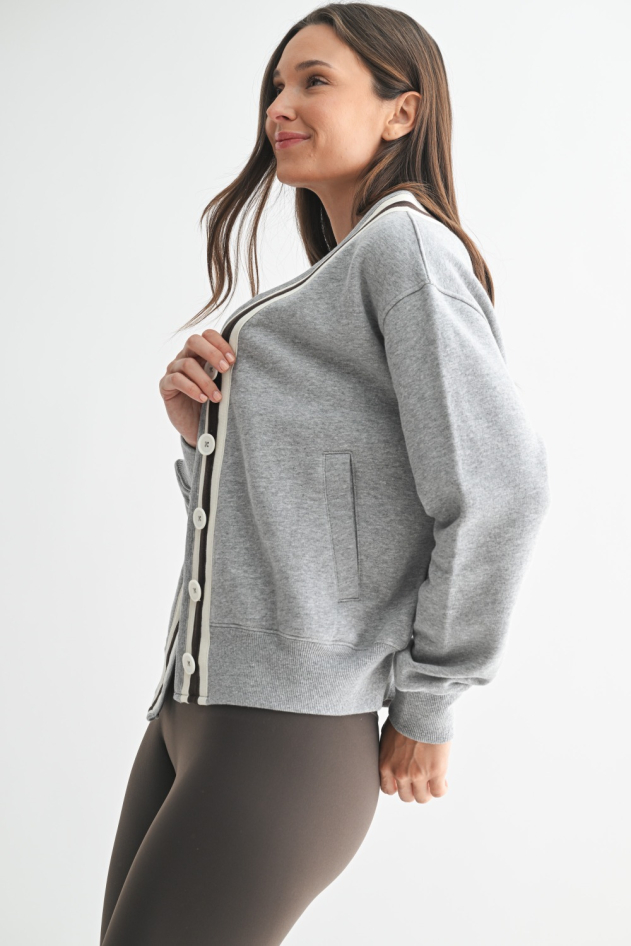 Shadowline Cotton Cardigan(KJ5569)