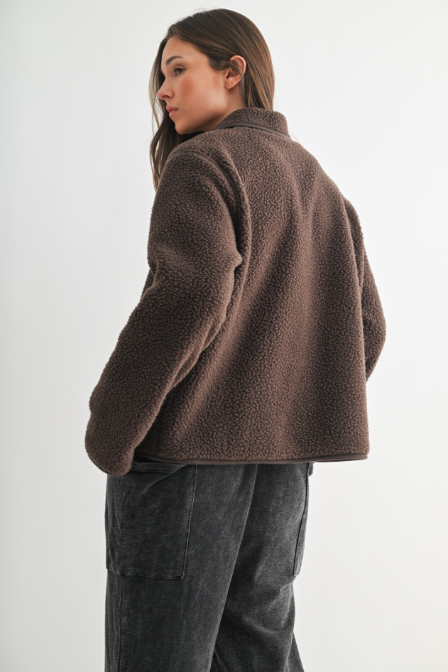 Frostline Button Sherpa Jacket(KJ5651)