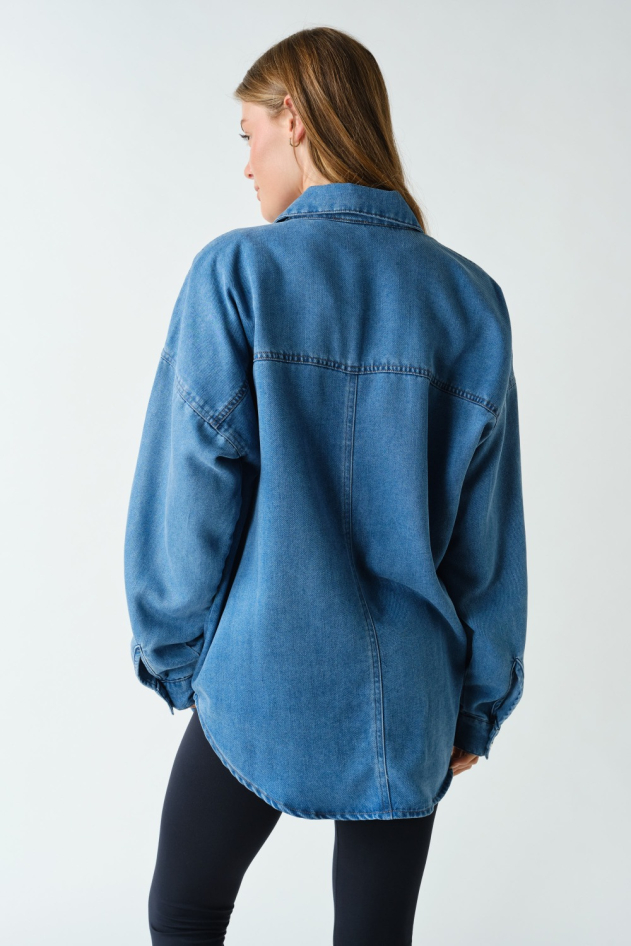 Denim Oversized Shacket(KJ5781)