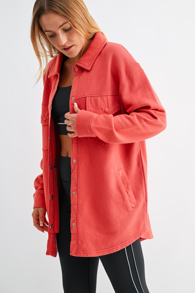 Malibu Evergreen Shacket(KJ5928)