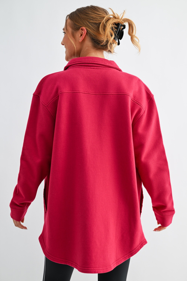 Malibu Evergreen Shacket(KJ5928)