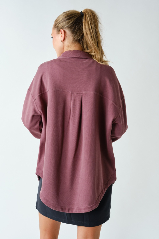 Rowen Mineral Wash Cotton Shacket(KJ5945)