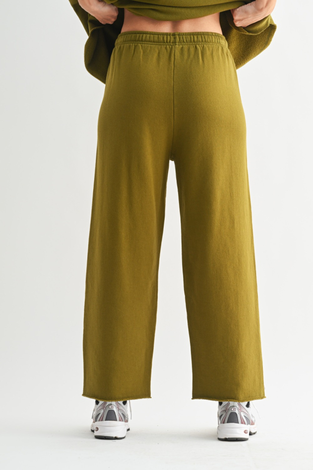 Malibu Wide-Leg Fleece Pants(KP5279)