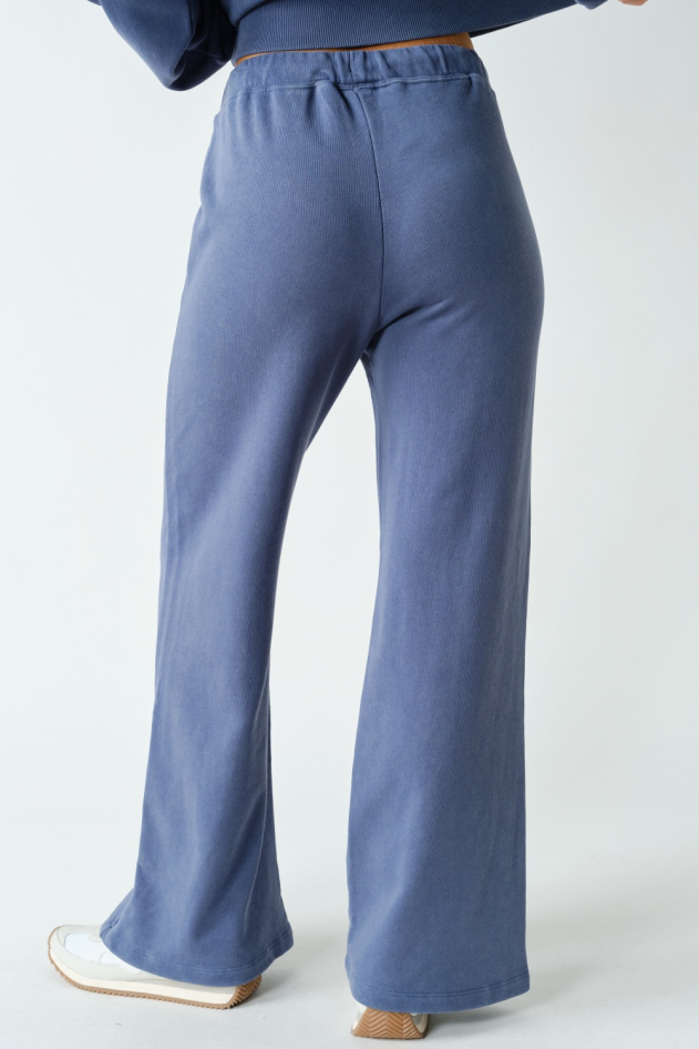 Mineral Wash Luxe Straight-Leg Sweat Pants (KP5946)