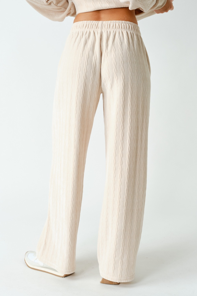 Groove-Track Textured Lounge Pants(KP5978)
