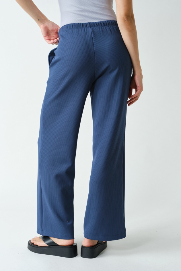 Solace Ribbed Drawstring Pants(KP6095)