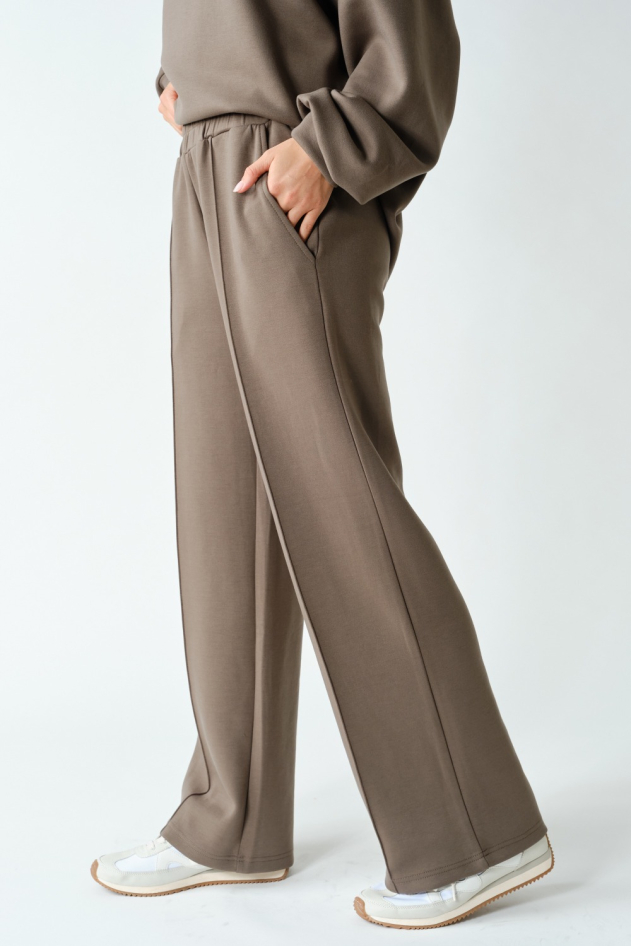 Seamed Wide-Leg Trouser (KP6125)