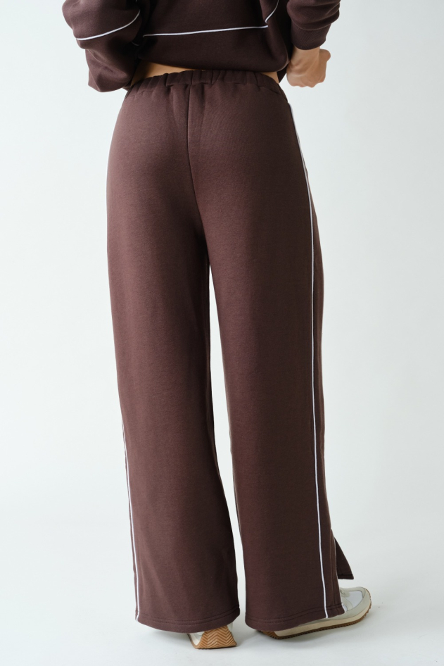 Interstate Split-Hem Wide-Leg Pants(KP6131)