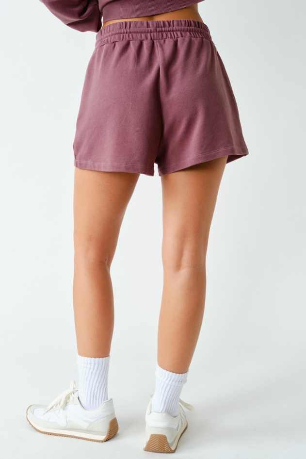 Vail Mineral Wash French Terry Lounge Shorts(KP6132)