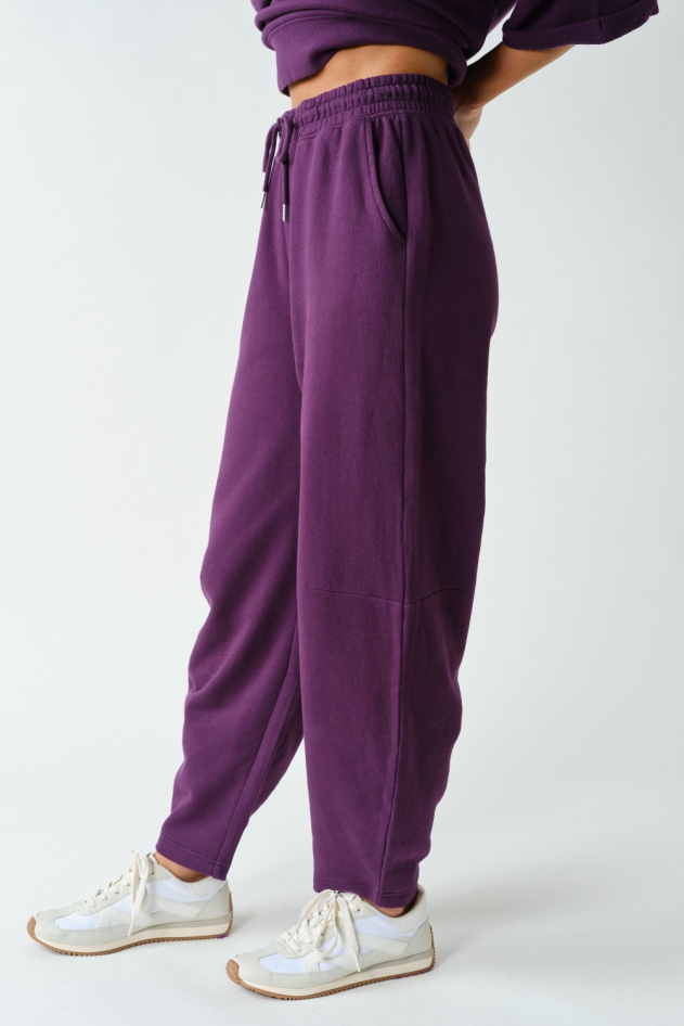 Malibu High-Waisted Barrel Sweatpants(KP6206)