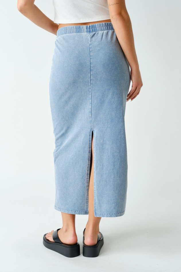 Zenith Cotton-Stretch Pencil Skirt(KS6070)