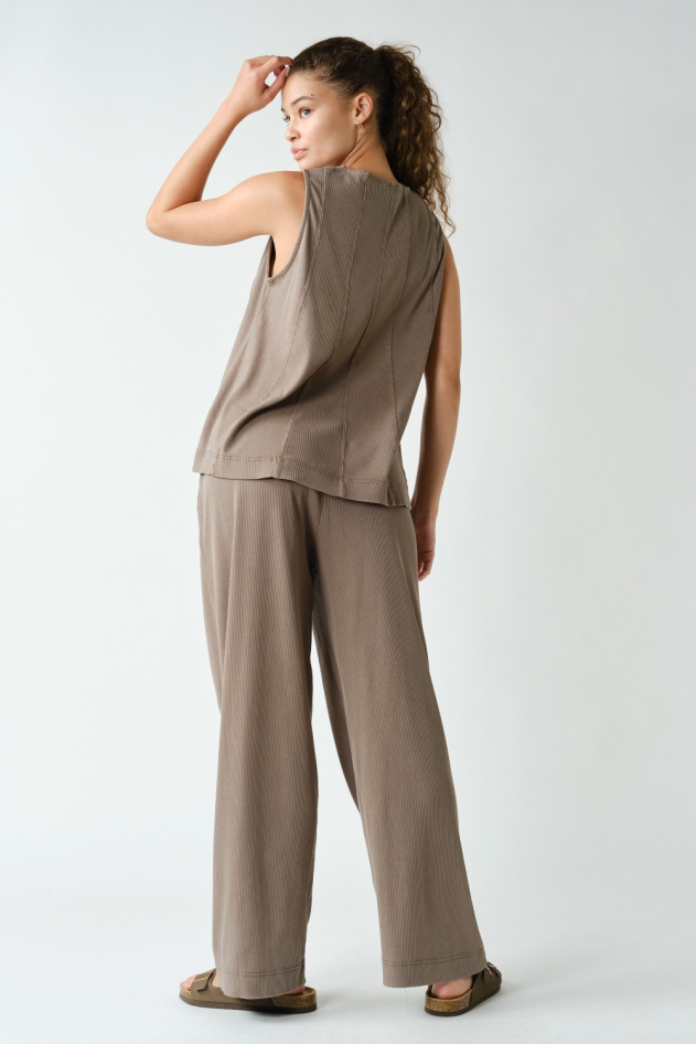 Coastline Cotton Blend Pant Set(KSET5811)