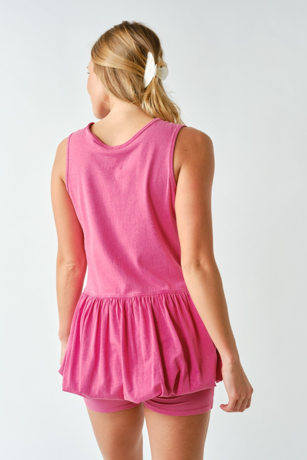 Daydream Pima Cotton Bubble Dress Set(KSET5929)