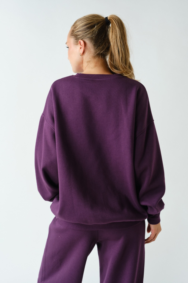 Oversized Fleece Sweatshirt(KT12045)