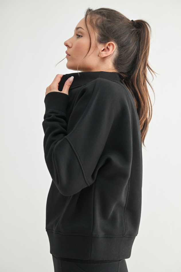 Princess Seam Quarter Zip Pullover Sweatshirt (KT5121)