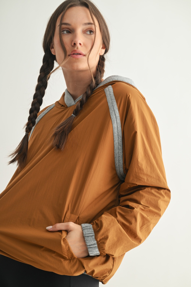 StormTrim Pullover Contrast Hoodie(KT5382)
