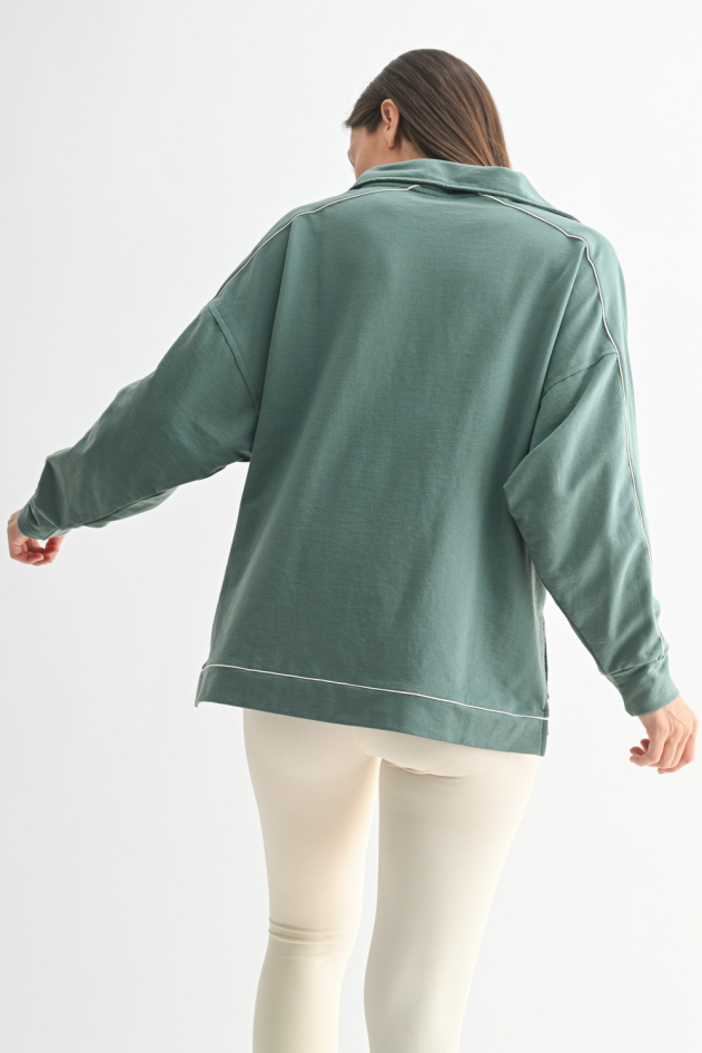 Coastline Collared Pullover(KT5430)
