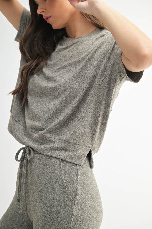 Brushed Hacci Dolman Top (KT5460)