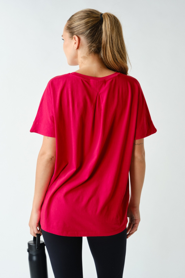Shoreline Pima Cotton Slouchy Tee(KT5497)