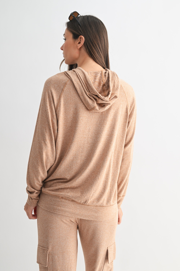Brushed Hacci Lounge Hoodie(KT5668)