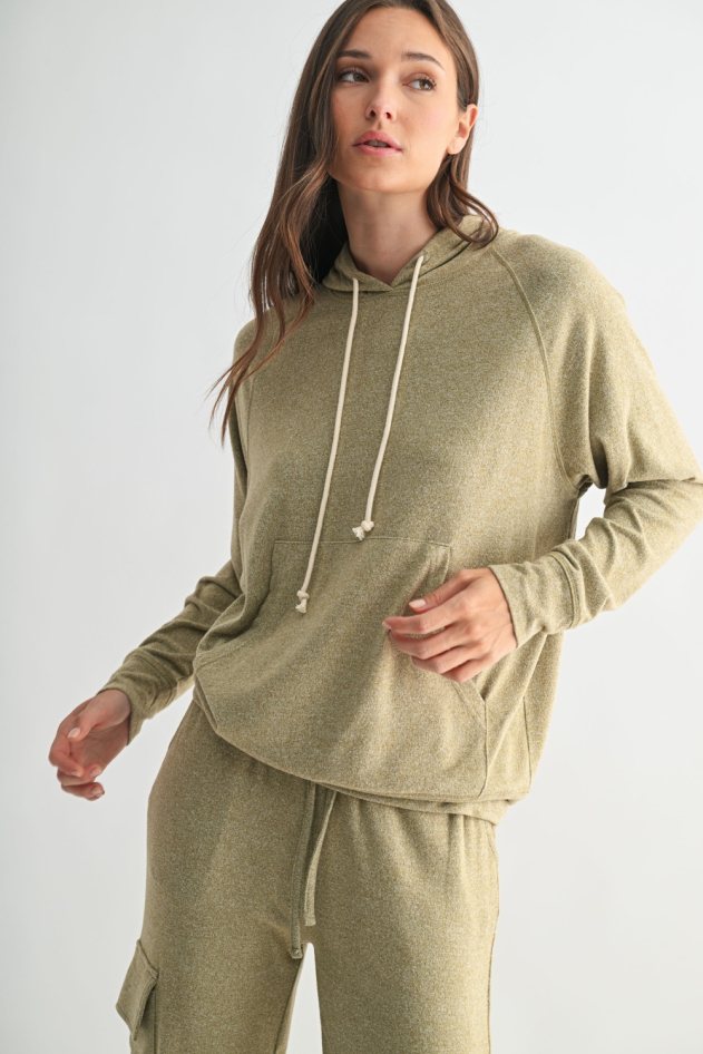 Brushed Hacci Lounge Hoodie(KT5668)