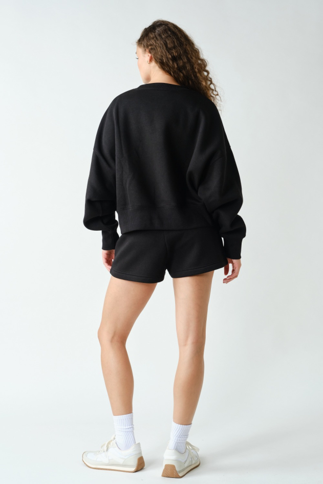 CloudWalk Balloon Sleeve Fleece Crewneck(KT5738)