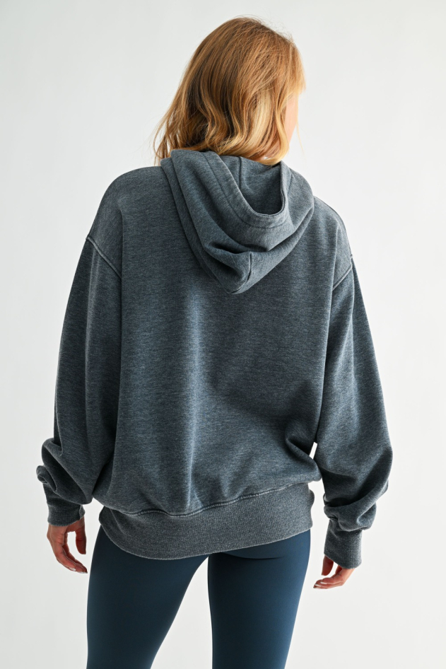 Burnout Bliss Fleece Hoodie(KT5740)
