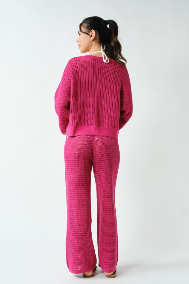 Coastal Crochet Air Knit Top (KT5799)