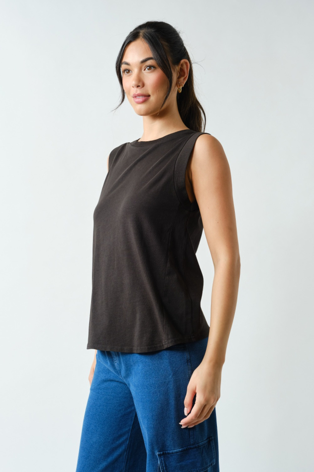Terra Wash Pima Cotton Muscle Tank(KT5941)