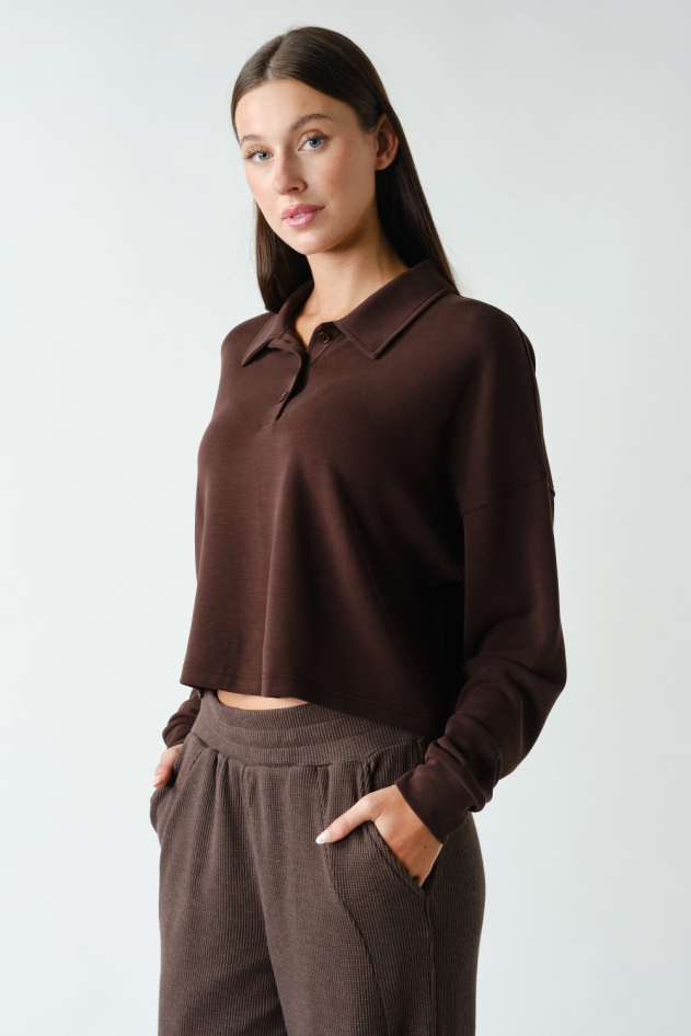 Laguna Long-Sleeve Polo (KT6143)