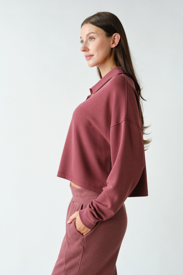 Laguna Long-Sleeve Polo (KT6143)