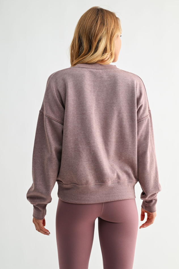Burned Out Crewneck Sweater(KTZ12390)